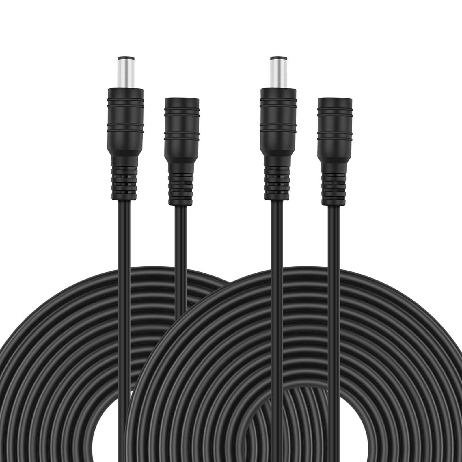 VIPMOON 2本*3m AC/DCアダプター延長ケーブル 3M/5M/10M DC電源延長ケーブル 延長コード LEDテープ用電..