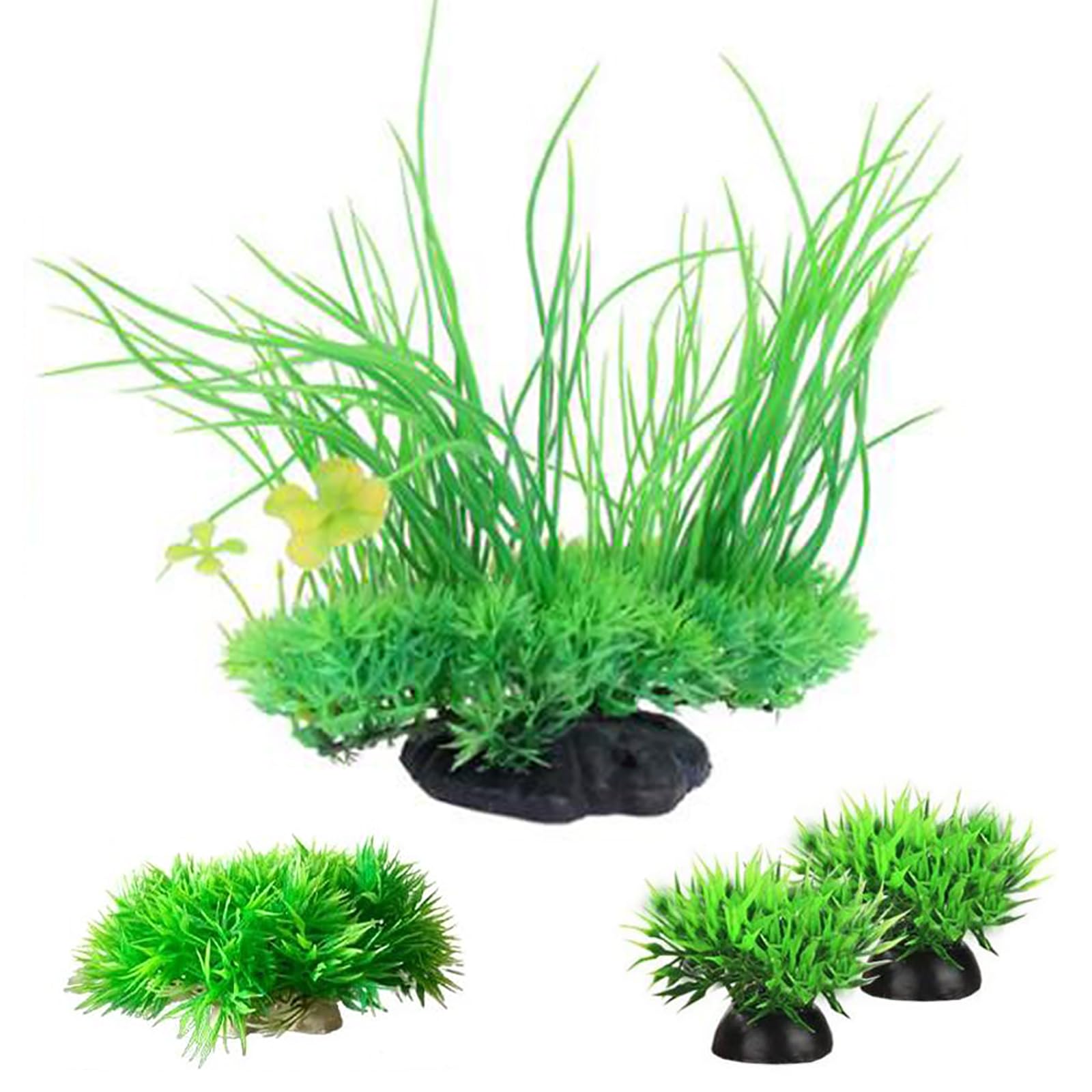 【送料無料】CHENLONB アクアリウム 人工水草 16cm-中型水草セット 水槽内装 水槽飾り 観賞魚/金魚/爬虫類/熱帯魚 隠れ家水族館内装 構築植物 (...