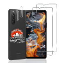 用 Xperia 10 V ガラスフィルム 2枚 + 用 SO-52D/SOG11 カメラフィルム 2枚 【国産AGC旭硝子素材】 対応 エクスペリア10v 強化ガラス フィルム 用 Sony Xperia 10V 保護フィルム 耐衝撃 用 Xperia10 5世代 液晶 ガラス フィルム 全面保護 高透過率 自動吸着 気泡なし