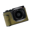 Iborrys - カメラ専用本革ハーフケース Leica Q3用 - 手作りトップレイヤー本革ボディ + メタルベースプレート + ハンドシャンク 3-in-...