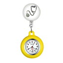 Lancardo ナースウォッチ 看護師時計 懐中時計 ポケットウォッチ シリコン 取り外し可能 伸張可能 メンズ レディース かわいい ハート聴診器 保育士 ...