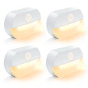 YzzYzz 人感センサーナイト 室内 明暗センサー led フットライト 足元灯 電池式(電池別売り) 電球色 120°/3m範囲で人体活動感応 冷蔵庫/廊下...