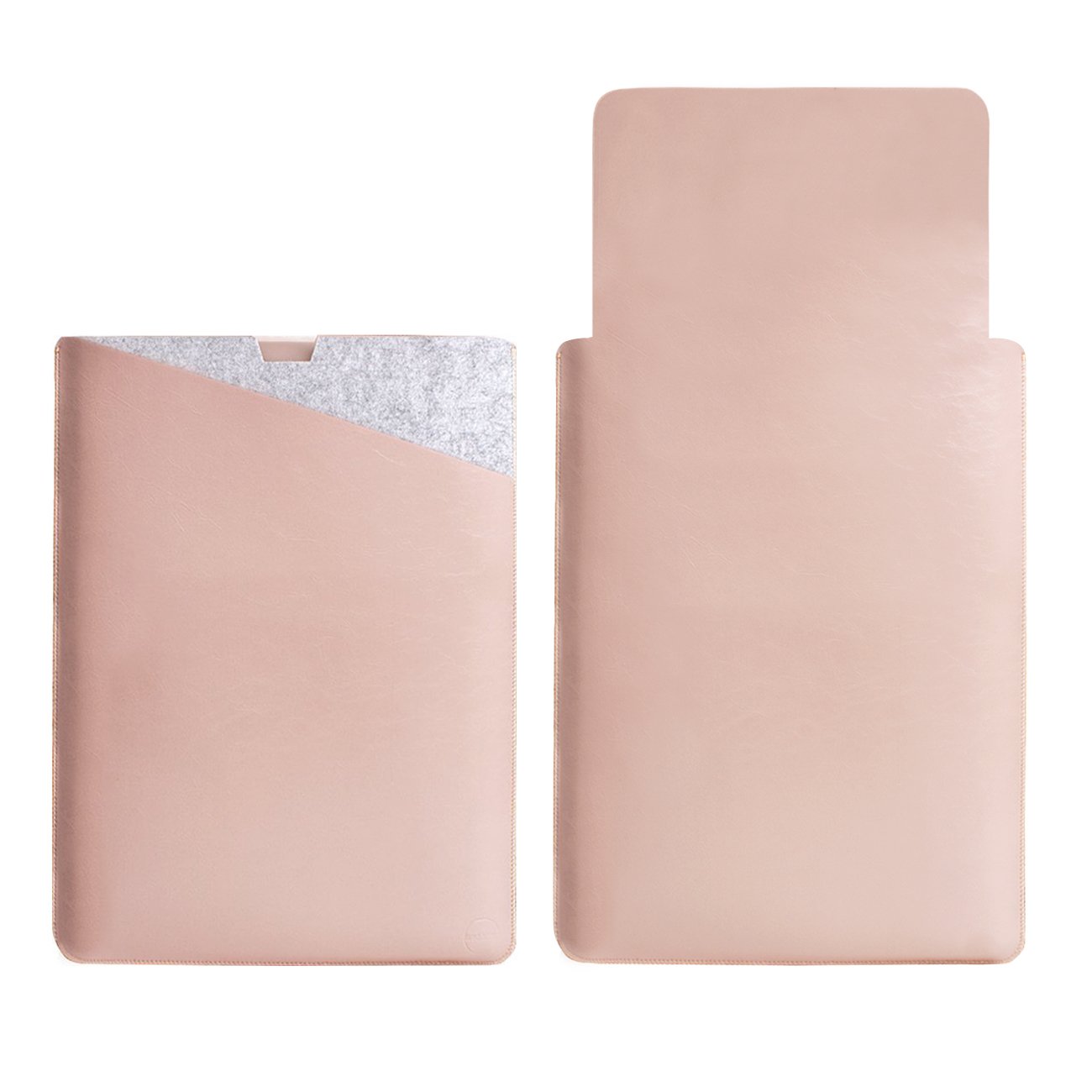 【送料無料】WALNEW Surface Laptop 5/4/3/2/1 (2022/2021/2019/2018 2017 リリース) 13.5 インチ 対応カバー 封筒型レザーケース USBケーブル・カード・スマホが収納可能な前面ポケット付き