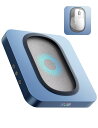 VAYDEER マウスジグラー 検出不能 マウスムーバー 拡大されたターンテーブルと調整可能な間隔 物理的 マウス 自動 動かす LEDディスプレイ Mouse Jiggler Mover ドライバーフリー 、PCラップトップをアクティブに維持/在宅勤務をする/生産性向上用 家族/友人/同僚/誕生日
