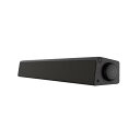 Creative Stage SE Mini スマホはBluetooth/パソコンはUSB 接続 便利な ヘッドホン端子付 ピーク 24W USB-C接続(5V/3A)USB-C ケーブル 1本接続 PC スピーカー サウンドバー SP-STGESM-BK