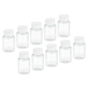 PATIKIL 30ml 1 Oz 広口ボトル 30個 保存ボトル プラスチック製サンプル容器 ホーム ラボ用