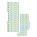 ZXREEK スズキ ワゴンR/ワゴンRスティングレー LED ルームランプ 専用設計 WAGON R/WAGON R STINGRAY MH34S/MH44S/MH35S/MH55S LED 室内灯 高輝度 6000K ホワイト 内装 83発 LED 車内灯 取り扱い専用工具付 取付簡単 2点セット (スズキ ワゴンR/ワゴンRスティングレー 用