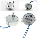 【REYLNXR】シンクロモーター 同期モーター AC 100-127V 4W 50/60HZ CCW/CW駆動モーター 定格周波数 回転速度不変 コイル焼損なし 自働回転方向逆転 低消費電力 低騒音(10-12RPM、1個入り)