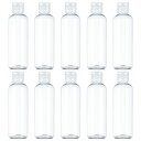 Hitchlike トラベルボトル 小分けボトル 漏れ防止 10個 100ml 出張 旅行用 詰め替え容器 TSA シャンプー クリーム 乳液 収納 旅行ボトル 透明 詰め替えボトル 収納 10点セット