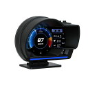 wiiyii HUD ヘッドアップ ディスプレイ、OBD2+GPS モード スピードメーター、故障診断付き、obd2 マルチメーター、ECU データの読み取り、速度超過警告 (A500)