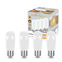 DSLeben LED電球 口金直径26mm 60W形相当 昼白色相当 T形タイプ 6W 全方向タイプ 電球型蛍光灯 EFD25 EFD15代替推奨 断熱材施工器具対応 密閉形器具対応 4個入