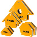 INGCO(インコ) 溶接マグネット 溶接 マグネット 溶接ホルダー 7個入り(L+M+Sサイズ) 磁気溶接ホルダー 溶接用マグネット AMWH7002
