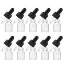 Lurrose スポイトボトル エッセンスドロッパーボトル 5ml スポイトボトル アロマ保存容器 精油瓶 ガラス製 詰め替え 10個ミニ 香水 旅行用品 収納...
