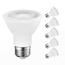 【送料無料】LVWIT LEDスポットライト E26口金 LED電球 ビーム電球 550LM 6W(ハロゲン電球40W相当) PAR20 電球色 3000K 集光タイプ35° ホワイト 省エネ 間接照明 天井照明 商業照明 玄関照明 キッチン 台所 リビング ダイニング 脱衣所 寝室 廊下 調光器非対応 6個入