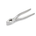 LEONTOOL 口金押えペンチ式 平ペンチ 平やっとこ 幅広 レザークラフト 仕立て工具 口金用 加工道具 圧着 ハンドメイド 革細工 革工芸 革手芸 皮革製品用 ツール 200mm