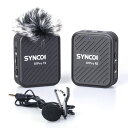 ワイヤレスピンマイク, SYNCO G1A1 PRO 音量調整 自動ペアリング ノイズリダクション機能 ミュート機能 長時間使用可能 カメラ、ビデオカメラ、パソコン、iPhone/Androidなど対応可能 オンライン授業、セミナー、YouTube/Vlog動画録音, ワイヤレスマイク-ピンマイク-カメ