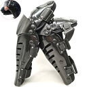 ZSADZS バイク用 膝プロテクター 耐衝撃構造 バイクプロテクター ひざすねプロテクター ニープロテクター ガード バイク用防具 左右セット (ブラック)