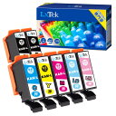 LxTek KAM-6CL-L 互換インクカートリッジ エプソン(Epson)用 KAM カメ インク 6色セット+黒1本(合計7本) 大容量 EP-881AW EP-881AB EP-882AW EP-882AB EP-883AW EP-883AB EP-884AW EP-884AB EP-884AR EP-885AB EP-885AR EP-886AW EP-886AB プリンターインク(2)