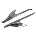 【送料無料】RUIQ トヨタ アルファード 新型 30系 S SR SC 専用 外装 クロームメッキ フロント ヘッドライト アイライン ガーニッシュ TOYOTA ALPHARD 専用 設計