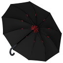 【暴雨強風対策】Vialifer長傘 210T高強度グラスファイバー?10本骨 大判 130cm Teflon加工超撥水耐風 丈夫 大型 紳士傘 自動開けステッ...