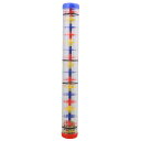 Yibuy 40 x 5.2cm 多色 プラスチック 降雨ラトル レインスティック レインメーカー ボール音楽感覚聴覚器を付き レインボースティック マラカス ガラガラ