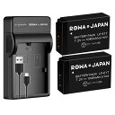 ロワジャパン【PSE基準検品】キャノン対応 LP-E17 互換 バッテリー 2個 + LC-E17 互換 USB 充電器 セット