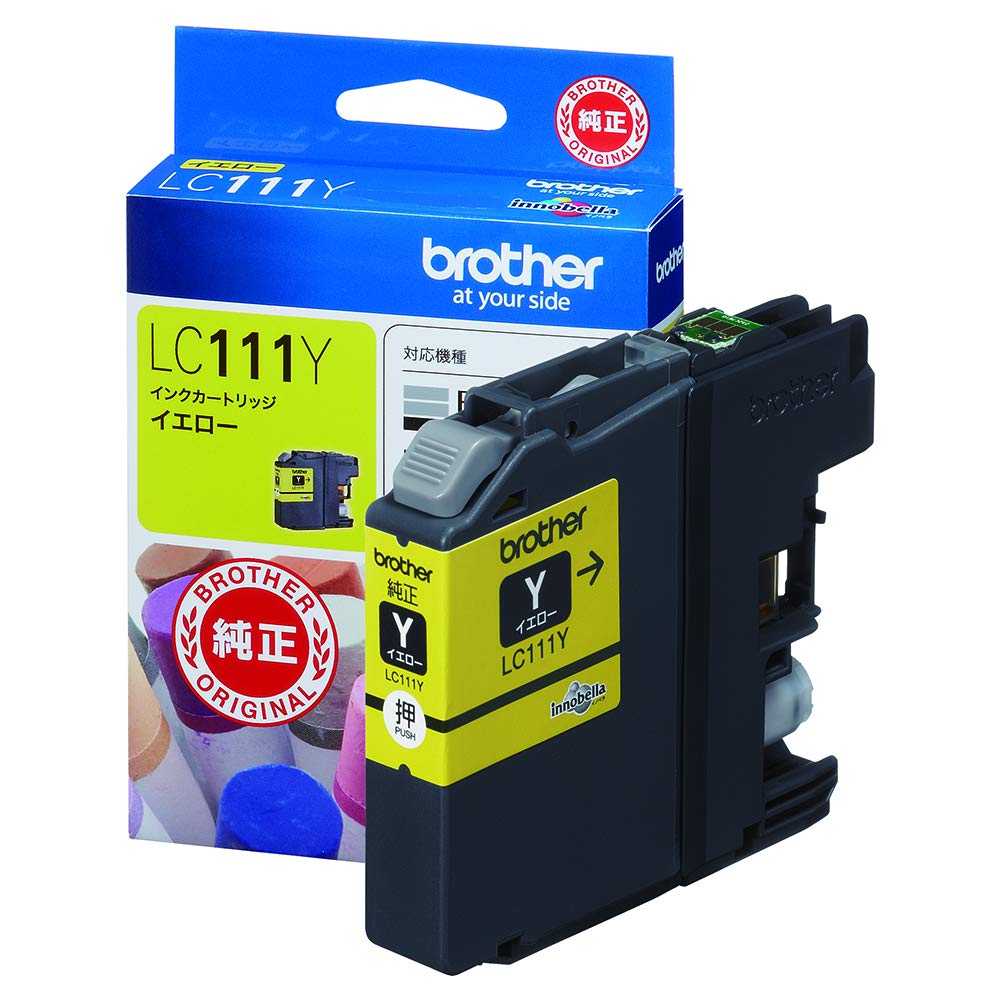 【送料無料】【brother純正】 ブラザー工業(Brother Industries) インクカートリッジイエロー LC111Y 対応型番:MFC-J877N、MFC-J727D/DW、DCP-J957N、DCP-J557N 他