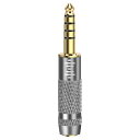 Geekria 4.4mm オス - 2.5mm バランス メス ヘッドフォン アダプター 2.5mm 4極ケーブル用 バランス 4.4mm プレーヤー デバイスに接続 アルミ合金変換オーディオ プラグ 金メッキ アダプター(2)