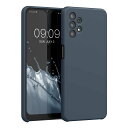 【送料無料】kwmobile スマホケース Samsung Galaxy A32 5G対応 ケース - TPU リキッド シリコン カバー - 耐衝撃 傷防止 サラサラ Case