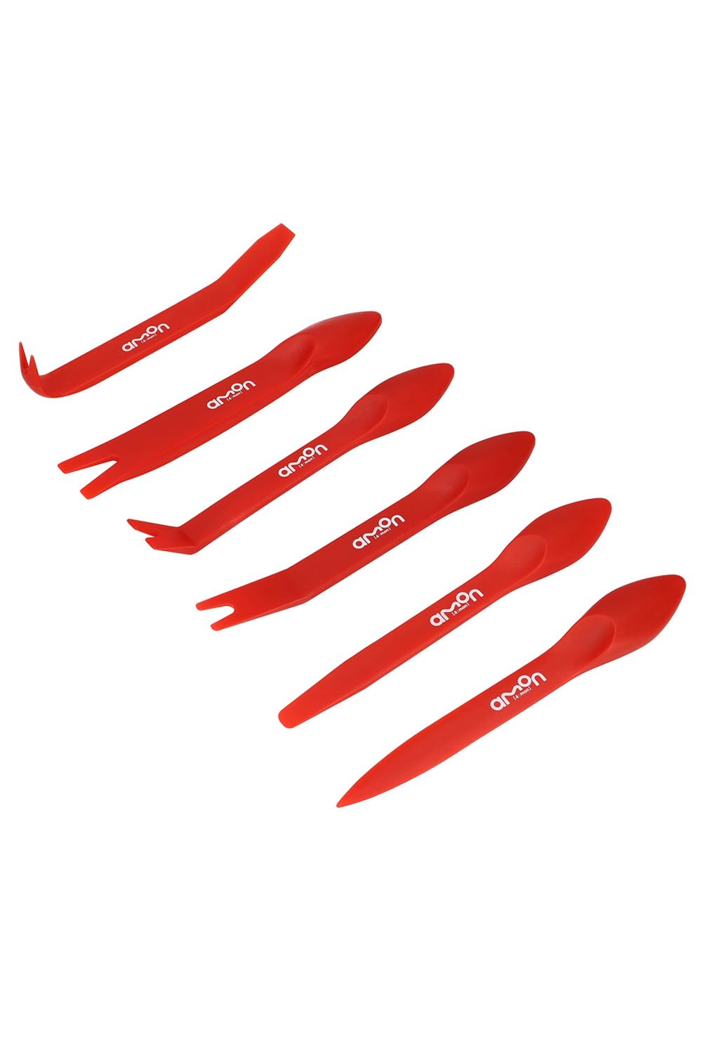 【送料無料】エーモン(amon) 内張りはがし セット 内張りはがし6種 専用ロールバッグ 高強度グラスファイバー クリップクランプツール remover 車 ...