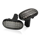 Cartist スズキ ジムニー JB64W ジムニーシエラ JB74W型 LEDサイドウィンカー サイドマーカー 流れるウィンカー機能 JIMNY SIERRA H30.7~ 3030SMDチップ 高輝度 スモークレンズ ハイフラ防止 装着簡単 アクセサリー 外装 オレンジ発光 左右セット (スズキ ジムニー JB6
