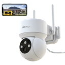 【2K超高画素 ・夜間カラー撮影】 COOAU 防犯カメラ 屋外 ワイヤレス/wifi 300万画素/1296P 監視カメラ PTZ機能 360°広角撮影 常時...