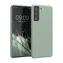 【送料無料】kwmobile スマホケース Samsung Galaxy S21対応 ケース - TPU リキッド シリコン カバー - 耐衝撃 傷防止 サラサラ Case
