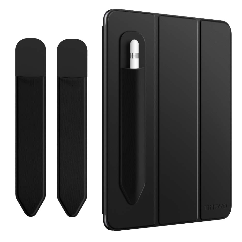 Apple Pencil ホルダー Apple Pencil Pro/2世代/1世代/USB-C ケース 2枚セット TiMOVO タッチペンケース スタイラスペンホルダー iPad 10世代、iPad Air 5世代/4世代/11インチ/13インチ、iPad Mini 7/6/5、iPad 10.2 9/8/7世代、iPad Pro 11 接着シール式 ペンホルダー