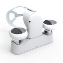 Uniraku 充電ドックMeta 充電ドック VRヘッドセットとTouchコントローラーを同時に充電でき マグネット式充電スタンド 先進の充電技術を採用 置く...