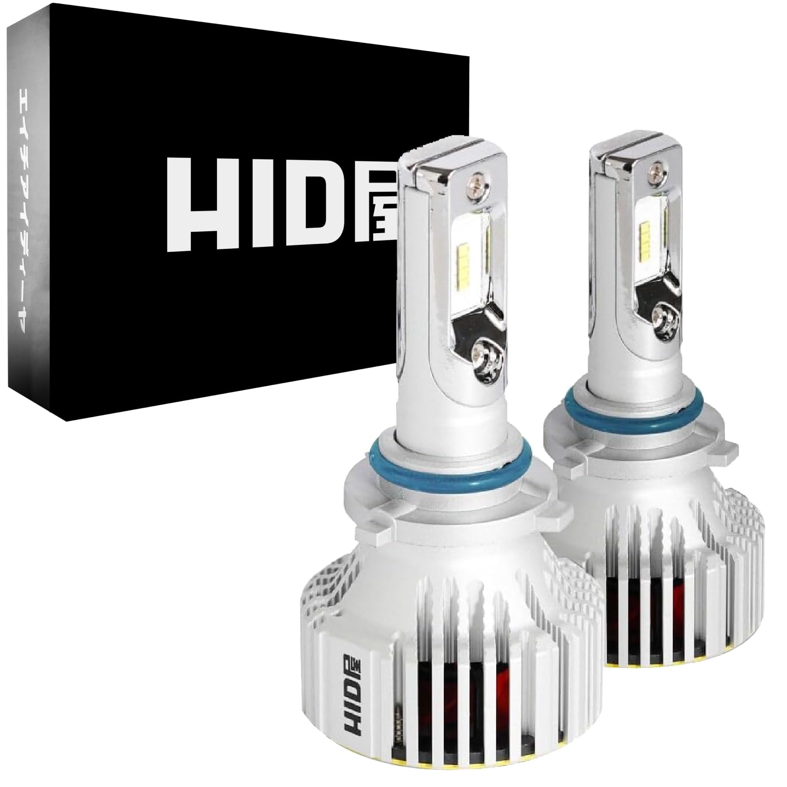 HID屋 HB4 LED ヘッドライト フォグランプ 28400cd(カンデラ) 爆光 ホワイト 6500k 車検対応 12V 24V ドライバー内蔵 簡単取付 iシリーズ 2本1セット