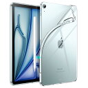JEDirect iPad Air 11 インチ M2 (2024)、iPad Air 5/4 ケース (10.9インチ、2022/2020モデル、第5/4世代用) ソフトTPU 透明 スリム 耐衝撃 タブレットカバー Pencil Pro/Pencil 2充電対応 (クリア)(2)