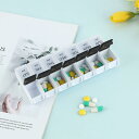 【送料無料】WXVOVXW 薬ケース ピルケース 薬入れ ピルケース 1週間 薬ケース 1週間 1日2回 小型 携帯用 ピルケース 一週間 薬入れ 一気に補充 時短補充 小型 ピルケース 小分け 薬ケース ミニサイズ 携帯用 コンパクト 飲み忘れ防止 持ち運びやすい(ブラック)