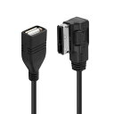 NFHK Media in AMI MDI USB AUX フラッシュドライブ アダプター ケーブル 車 フォルクスワーゲン アウディ 2014 A4 A6 Q5 Q7, NF-CA-022