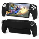 PS Portal 用 ケース カバー シリコン素材 L'QECTED PSポータル用 保護カバー 傷防止 滑り止め PS5 Portal リモートプレーヤー 用 保護ケース(ブラック)