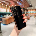 QLTYPRI Galaxy S23 FE ケース ギャラクシーS23 FE TPU カバー ハート模様 おしゃれ 韓国 可愛い 女性 人気 薄型 軽量 耐衝撃 スマホケース レンズ保護 落下防止 ワイヤレス充電対応 ストラップホール付 - ブラック #2