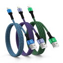 Ocbuo Lightning ケーブル iPhone 充電ケーブル 3本/MFi認証 usb A ライトニングケーブル アイフォン 充電ケーブル 急速充電コー...