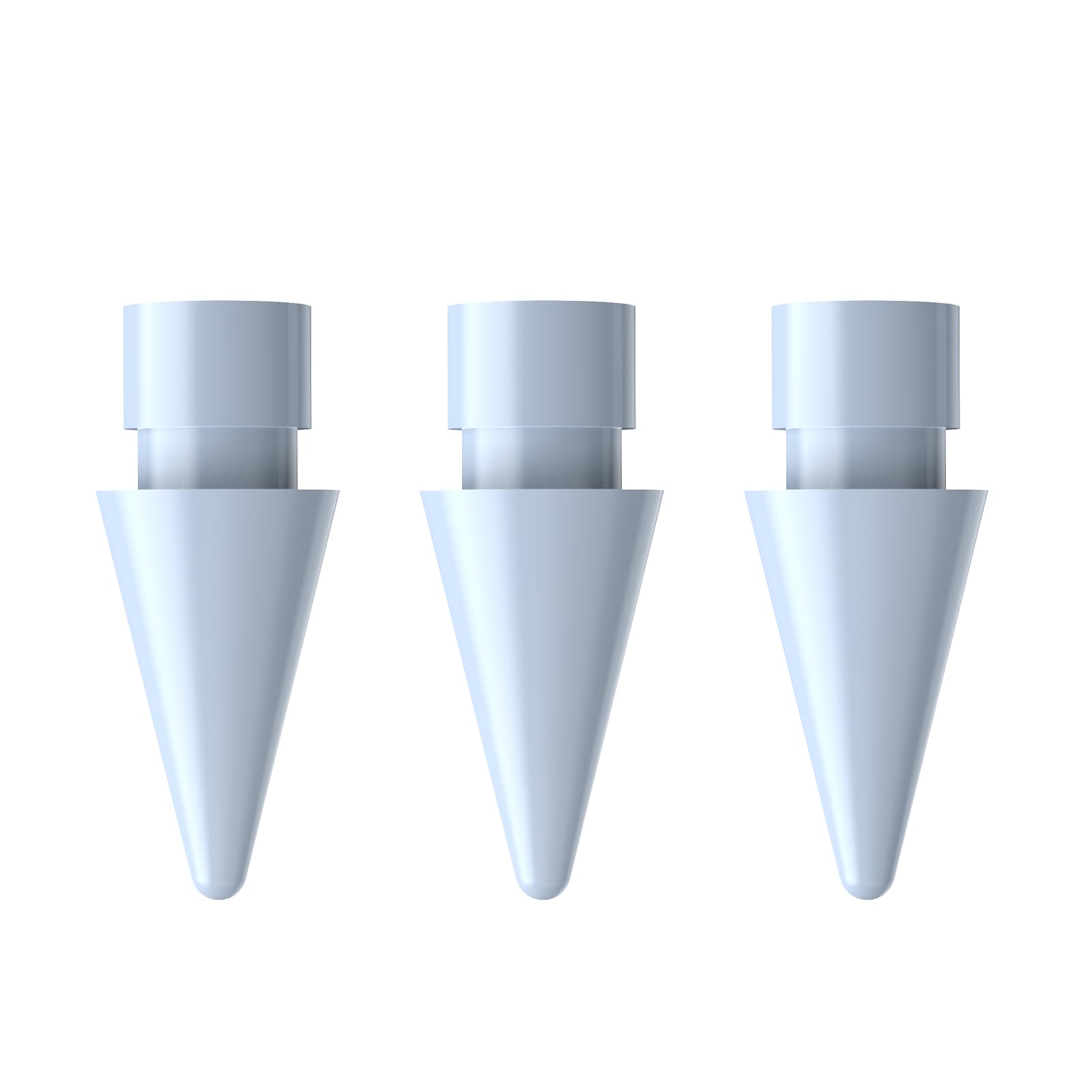 【送料無料】USGMoBi BK-02対応 ペン先 交換用 替え芯 POM素材 極細1mm 高感度 耐摩耗 アクセサリー 予備3個セット (ブルー)