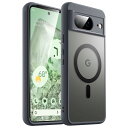 JEDirect Google Pixel 8 6.2 インチ 2023用 マグネットケース MagSafe対応 半透明マットバック 耐衝撃スマホカバー (ヘー...