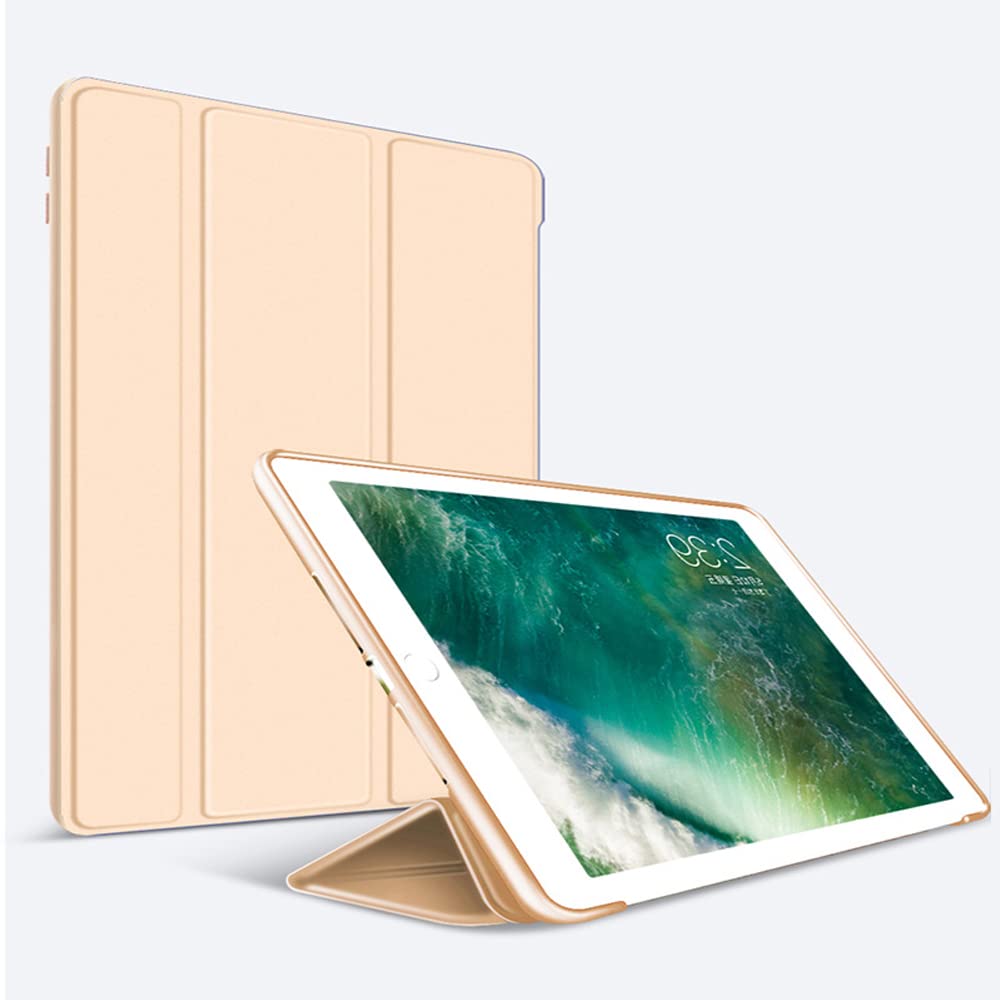 【送料無料】JHZZWJ ipad mini 1/2/3/4/5世代 用 ケース ipad mini 5 用 カバー ipad mini 4 用 スマートカバー スタンドケース 三つ折り畳み式 オートスリープ gold