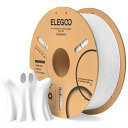 ELEGOO PLAフィラメント 1.75mm 3Dプリンター用フィラメント 寸法精度±0.02mm ほとんどのFDMプリンターに対応 (1KG/スプール 2.2 lbs) 白色