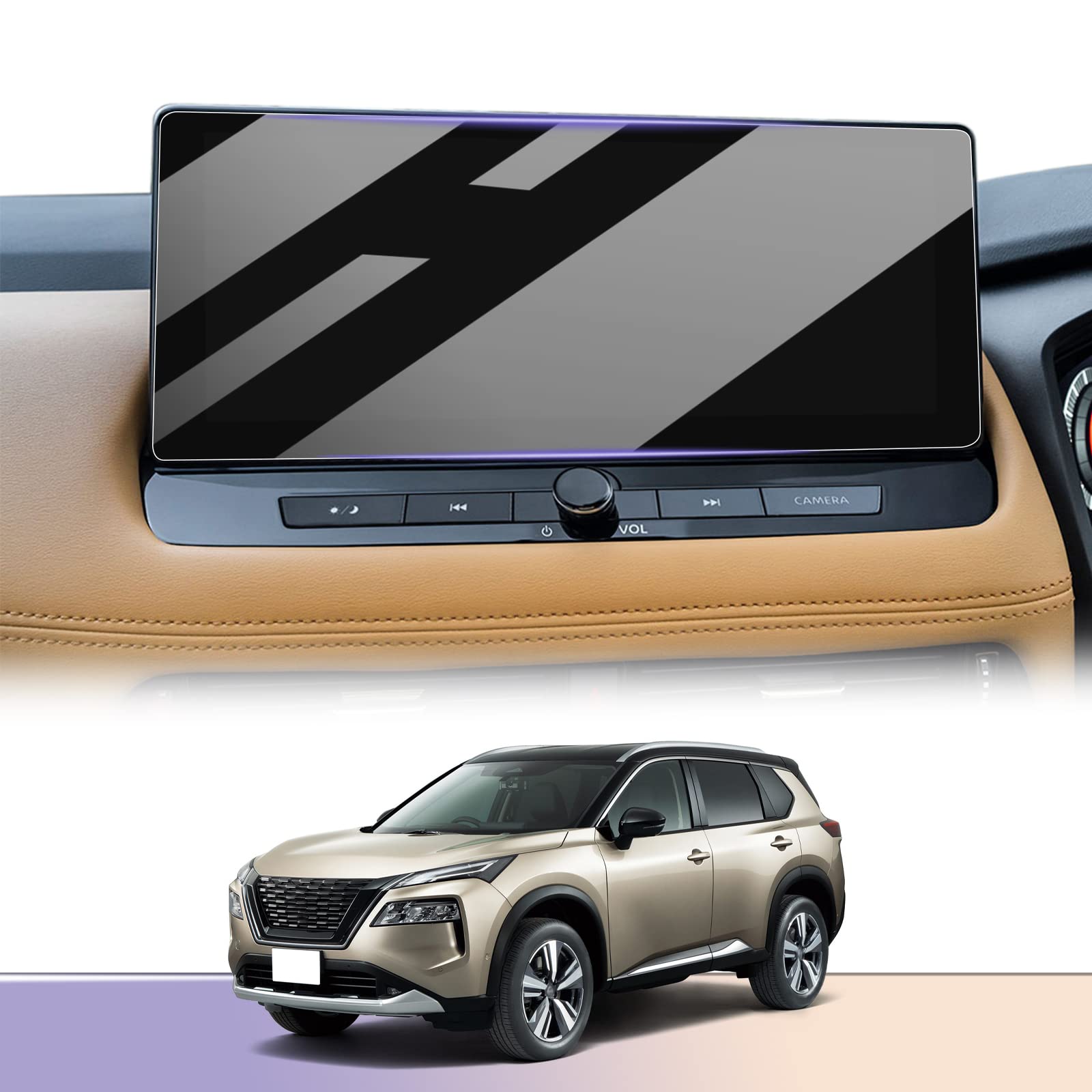 商品情報商品の説明主な仕様 【対応車種】本商品は、エクストレイル 4代目 X-TRAIL T33/SNT33型 2022~のカーナビ専用ガラスフィルムです。ご購入前にぜひ確認してお願いします。(パック:強化ガラスフィルム*1+フィルムツール)br【高品質ガラス使用で優れたタッチ感と高い透過度】当社のエクストレイルt33ガラスフィルムの素材には上質なガラスを使用します。優れたタッチ感と指滑りを実現します。また、透過度も高くカーナビの画面を鮮明に見ることが出来ます。br【貼付簡単】：当社のエクストレイルt33ガラスフィルムは自己吸着型、防気泡加工されたので、位置を決めて、軽く押すだけで、自然に吸着できます。br【9Hの硬さ】：高品質ガラスを採用した硬度9Hの強化ガラスでキズから守ります。また、耐衝撃、飛散防止加工されて、 万が一フィルムが破損した場合でも、ガラスが飛び散らず張り付いた状態になるので安全です。br【品質保証】当社のエクストレイルt33専用ガラスフィルムは商品保障ついております、破損・紛失等がございましたら、ぜひお問い合わせください。（24時間以内対応致します）「アカウントサービス」＞「注文履歴」＞「販売元」＞「質問する」。