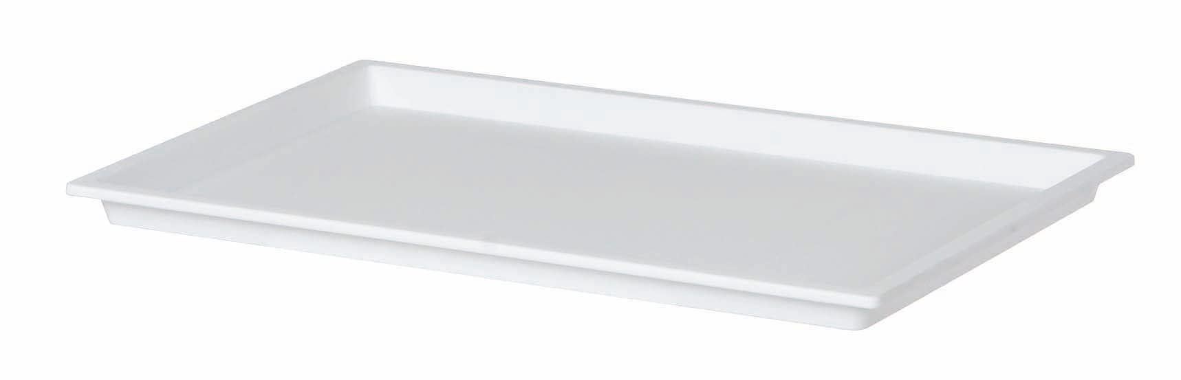 【送料無料】ライクイット (like-it) 収納ボックス 小物収納 レトルト食品 収納 ケース コンテナー ワイド (フタ) 約幅38.8x奥25.6x高2cm ホワイト 日本製 JTR-03 再生材30%以上使用 収納ボックス パントリー収納