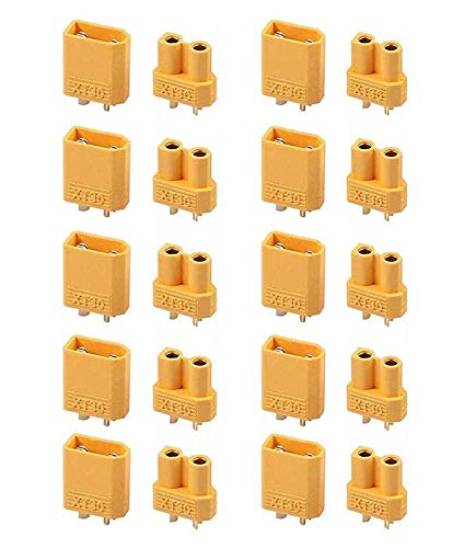 【送料無料】JUTOSU XT30コネクター コネクタープラグ オス&メス XT30 RC バレット リポバッテリー用 10ペア