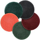 DanYun 125mm 精練パッド ポリッシャー交換用 #180 - #2000 5枚セット 研磨パッド 工業用 荒目 中目 細目 電動ドリル 研磨仕上げ 磨きツール 交換用 ( 180 400 600 1000 2000 5粒度 各1枚) 塗装面の研磨、金属表面の錆取り 研磨、木工生地研磨などに